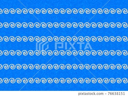 Simple and pop blue wave background no.02 76638151