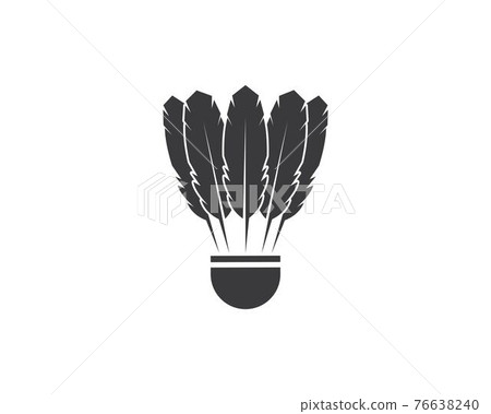 Shuttlecock Vector Icon Logo Illustration Design Stock, 41% OFF