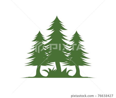 pines tree vector illustration design pines tree vector illustration design 76638427