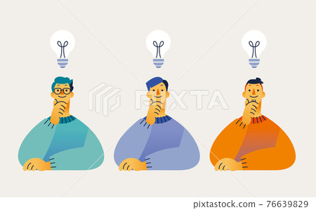 A set of men who came up with an inspiration 76639829