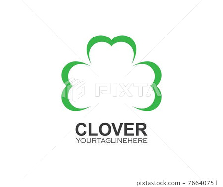 clover leaf vector icon illustration design clover leaf vector icon illustration design 76640751