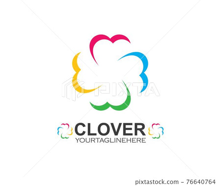 clover leaf vector icon illustration design 76640764