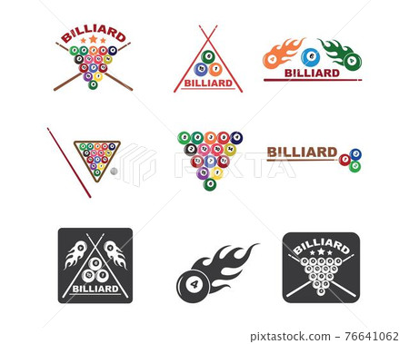 billiard balls icon vector illustration design 76641062