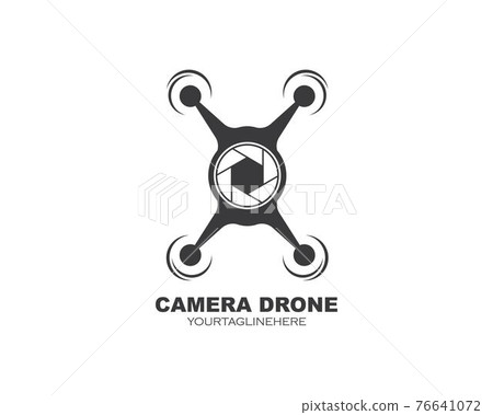 drone icon logo vector illustration design 76641072