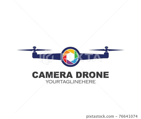 drone icon logo vector illustration design 76641074