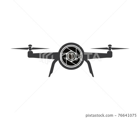 drone icon logo vector illustration design 76641075