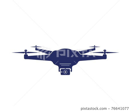 drone icon logo vector illustration design 76641077