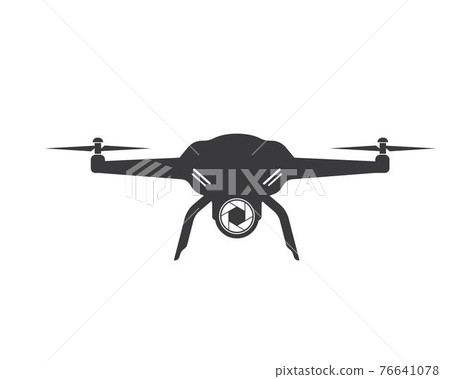 drone icon logo vector illustration design 76641078