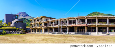 舊小野木葉小學受損校舍歷史記錄全景[長崎縣南島原市] 76641372