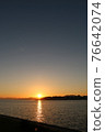 Sunset of Lake Shinji 76642074