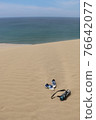 Tottori sand dunes and sneakers 76642077