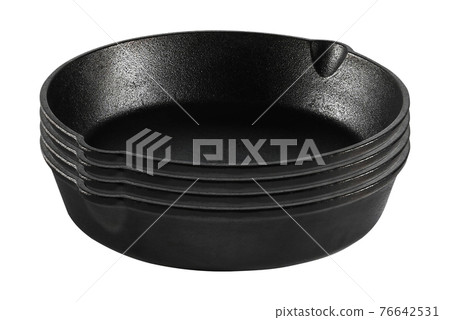 iron utensils on white background iron utensils on white background 76642531