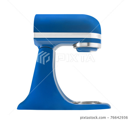 blue mixer isolated on white blue mixer isolated on white 76642936