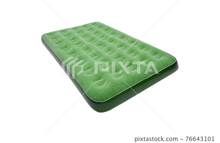 Green Air mattress isolated 76643101
