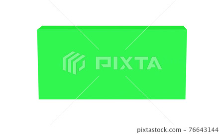 green sticky notes isolated on white green sticky notes isolated on white 76643144