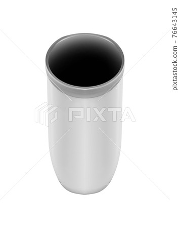 metal cup isolated on white metal cup isolated on white 76643145