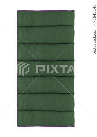 Sleeping Bag isolated on a white background Sleeping Bag isolated on a white background 76643146