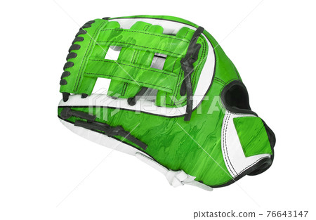 baseball glove isolated on white background 76643147