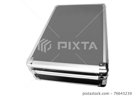 metal briefcase isolated metal briefcase isolated 76643239