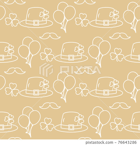 Vector Pattern St. Patrick's Day Ireland Irish 76643286