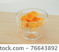 Apple mango served in a glass bowl 76643892