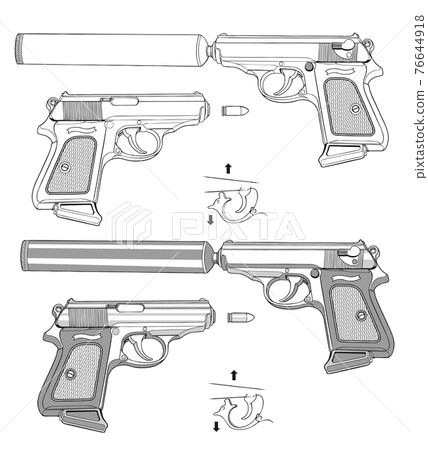Small GUN, Germany, left and right, side 76644918