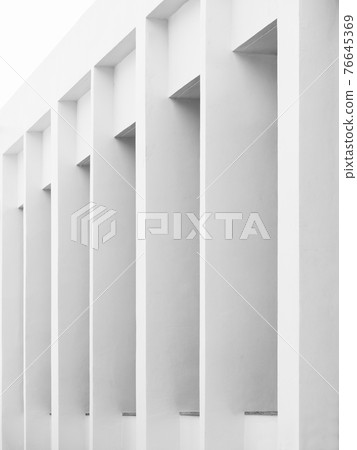 Architecture details columns element White background 76645369