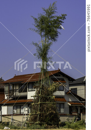 Akikokubunji Historical Park Dondoyaki Bamboo Yagura Higashihiroshima City, Hiroshima Prefecture Akikokubunji Historical Park Dondoyaki Bamboo Yagura Higashihiroshima City, Hiroshima Prefecture 76645991