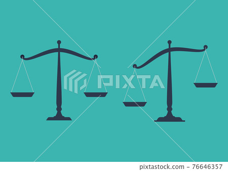 天平、天平、天平的插圖素材 76646357