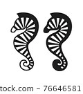 zebra, zebras, sea horse 76646581