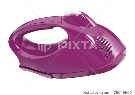 purple kitchen mixer isolated on white purple kitchen mixer isolated on white 76646600