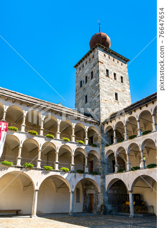 The Stockalper Palace in Brig, Switzerland 76647654