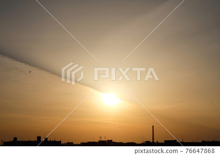 Evening landscape Evening landscape 76647868