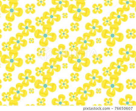 Colorful flower pattern vector background Colorful flower pattern vector background 76650607