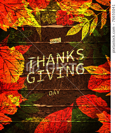 Happy Thanksgiving gift tag 76650841