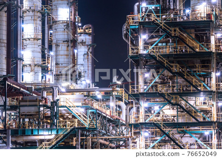 《Ibaraki Prefecture》 Kashima Seaside Industrial Zone / Factory Night View 《Ibaraki Prefecture》 Kashima Seaside Industrial Zone / Factory Night View 76652049