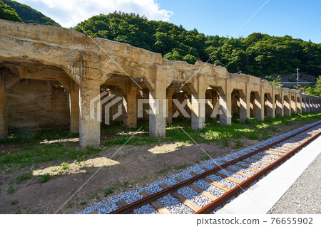Gunma Prefecture JNR Agatsuma Line Oshi Station Hopper Remains Gunma Prefecture JNR Agatsuma Line Oshi Station Hopper Remains 76655902