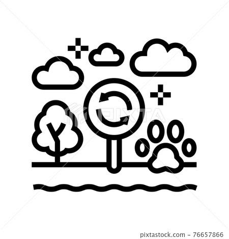 biotope ecosystem line icon vector illustration biotope ecosystem line icon vector illustration 76657866