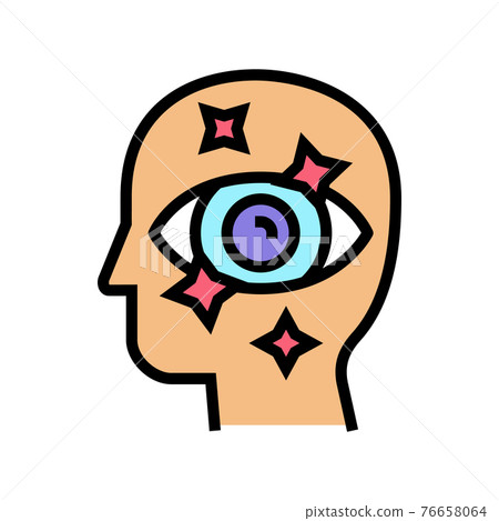 aesthetics philosophy color icon vector illustration aesthetics philosophy color icon vector illustration 76658064