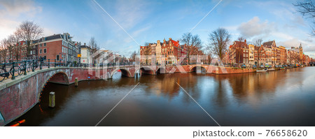 Amsterdam, Netherlands Bridges and Canals Amsterdam, Netherlands Bridges and Canals 76658620