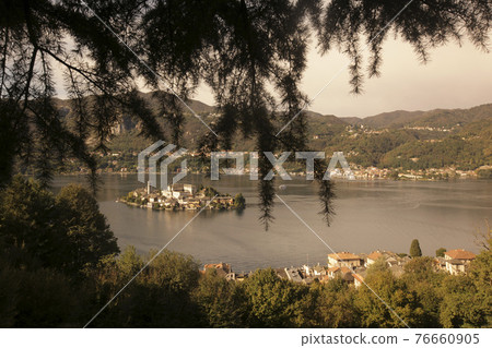 ITALY PIEMONT ORTA LAKE 76660905