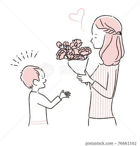 手繪1color媽媽,愛媽媽,對康乃馨很滿意 手繪1color媽媽,愛媽媽,對康乃馨很滿意 76661502