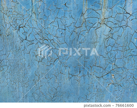 Rusty metal panel with cracked blue paint, corroded grunge metal background Rusty metal panel with cracked blue paint, corroded grunge metal background 76661600