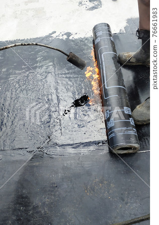 Isolation and waterproofing of the foundation of the building on the territory of the cottage settlement construction. Isolation and waterproofing of the foundation of the building on the territory of the cottage settlement construction. 76661983