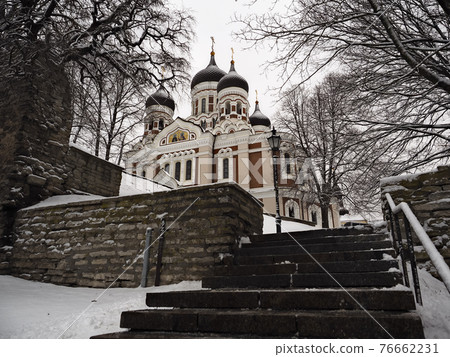 Winter Estonia Tallinn Alexander Nevsky Cathedral / Tallinn, Estonia 76662231