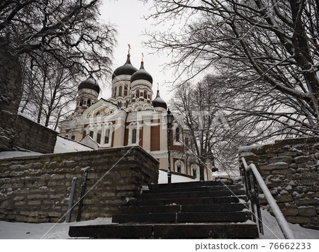 Winter Estonia Tallinn Alexander Nevsky Cathedral / Tallinn, Estonia 76662233