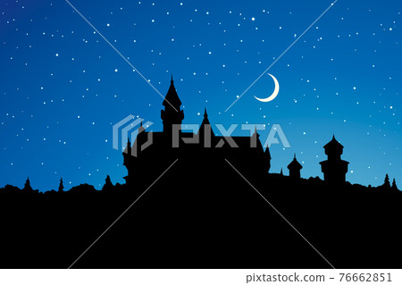 Famous German castle. Vector drawing Famous German castle. Vector drawing 76662851