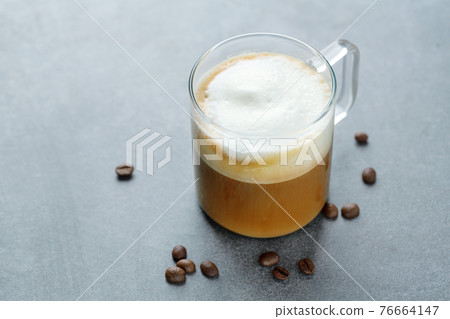 Appetizing fresh cappuccino in cup Appetizing fresh cappuccino in cup 76664147
