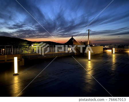 Fantastic sky color and cloud movement Fantastic sky color and cloud movement 76667013