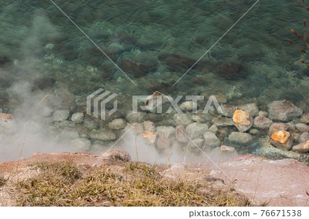 Lakeside where hot springs spring Lakeside where hot springs spring 76671538